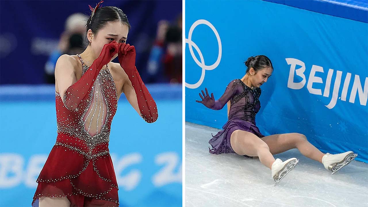 Chinese Figure Skater Zhu Yi Falls Twice, Gets Savaged On Chinese