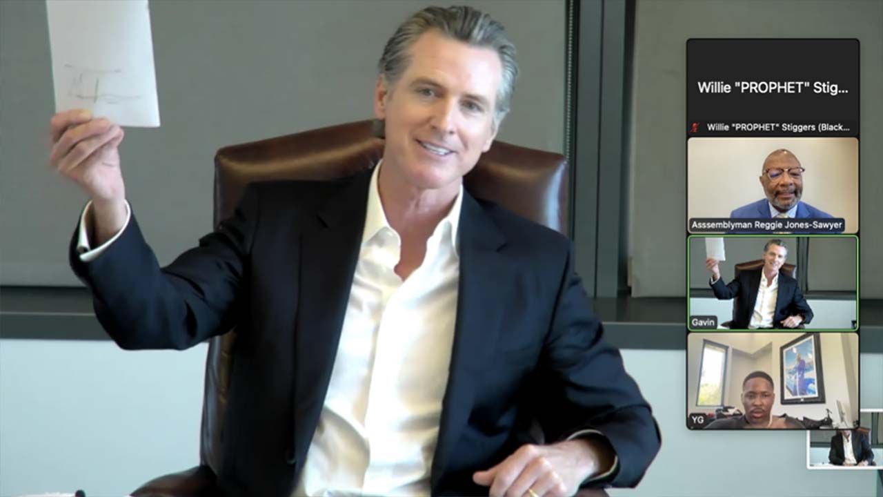 Gavin Newsom Signs Law Preventing Rap Lyrics From Being Used As
