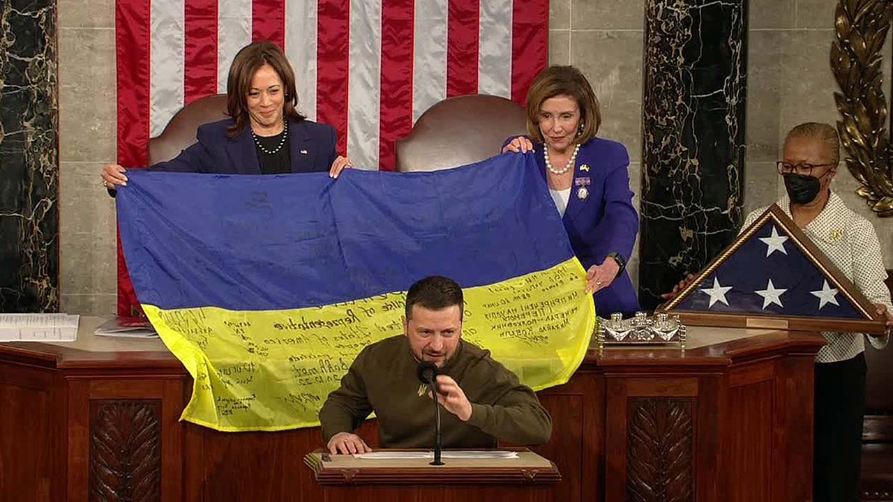 Ukrainian President Zelensky Gives Speech Before Congress, Requests ...