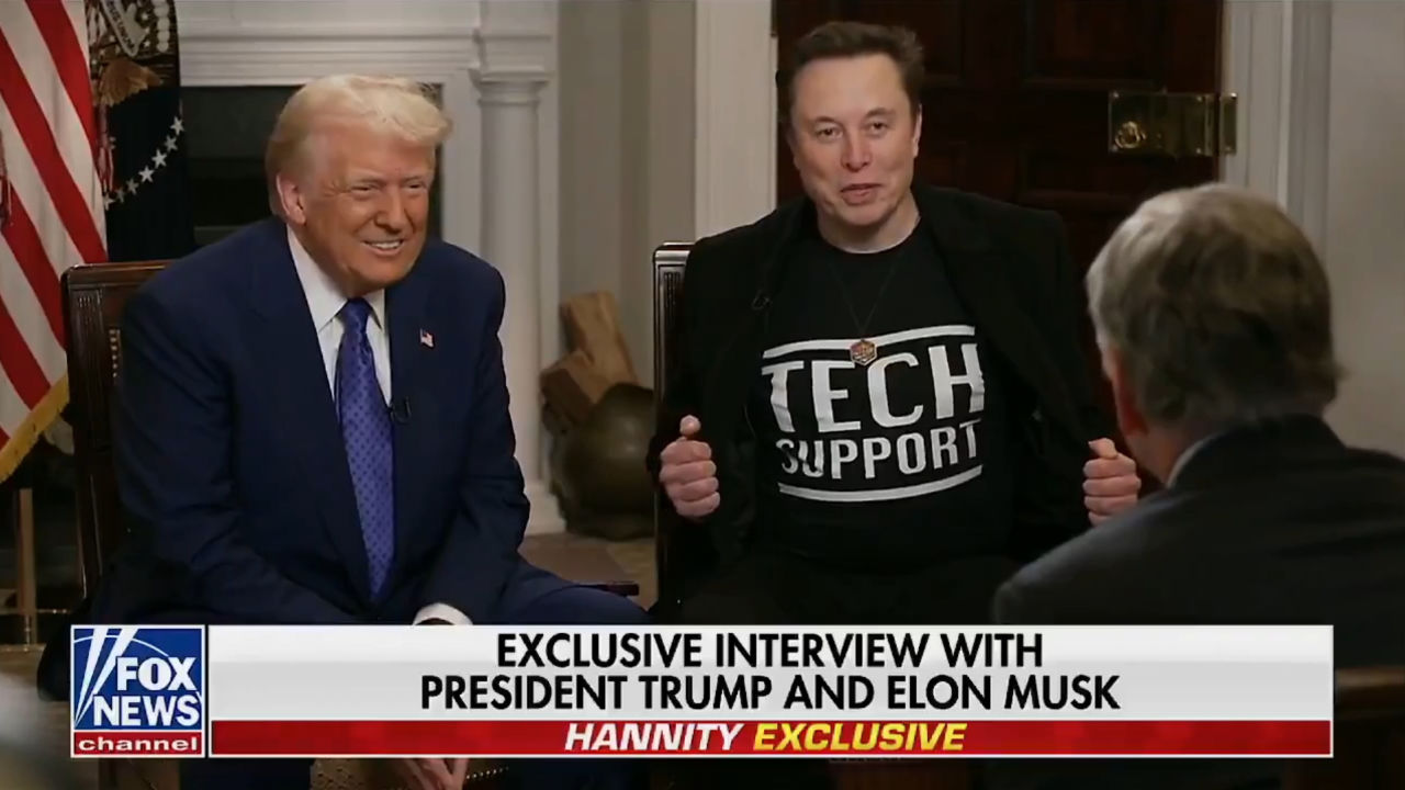 Donald Trump And Elon Musk Interview With Sean Hannity On Fox News